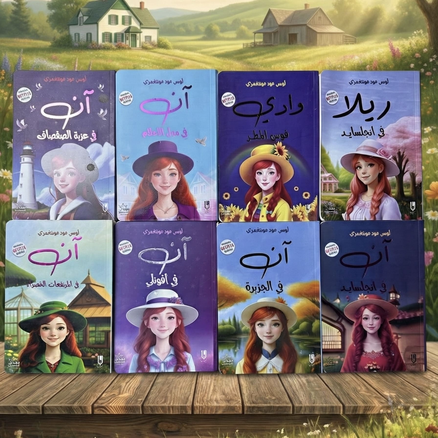 سلسلة آن 8 كتب بسعر